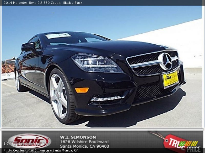 Black / Black 2014 Mercedes-Benz CLS 550 Coupe
