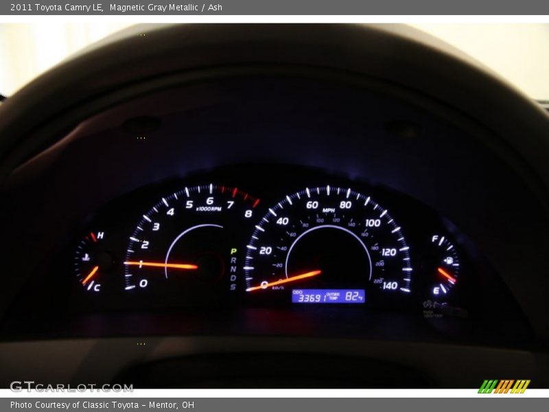 Magnetic Gray Metallic / Ash 2011 Toyota Camry LE