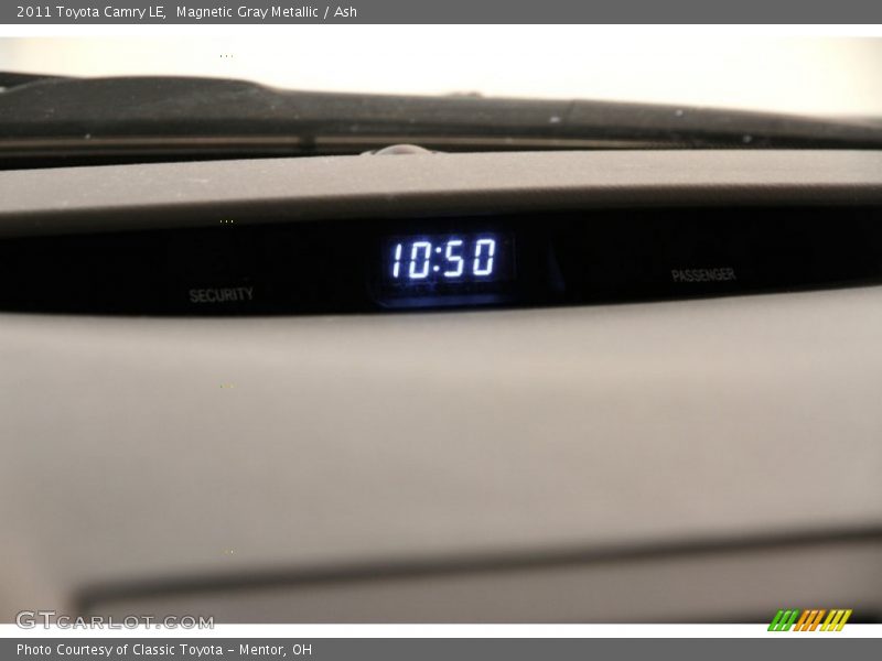 Magnetic Gray Metallic / Ash 2011 Toyota Camry LE