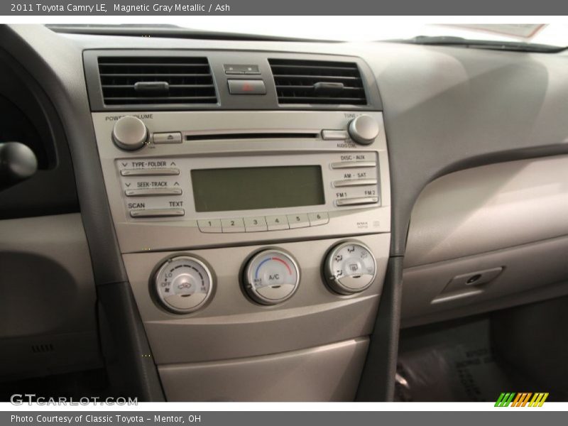 Magnetic Gray Metallic / Ash 2011 Toyota Camry LE