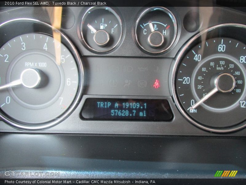 Tuxedo Black / Charcoal Black 2010 Ford Flex SEL AWD