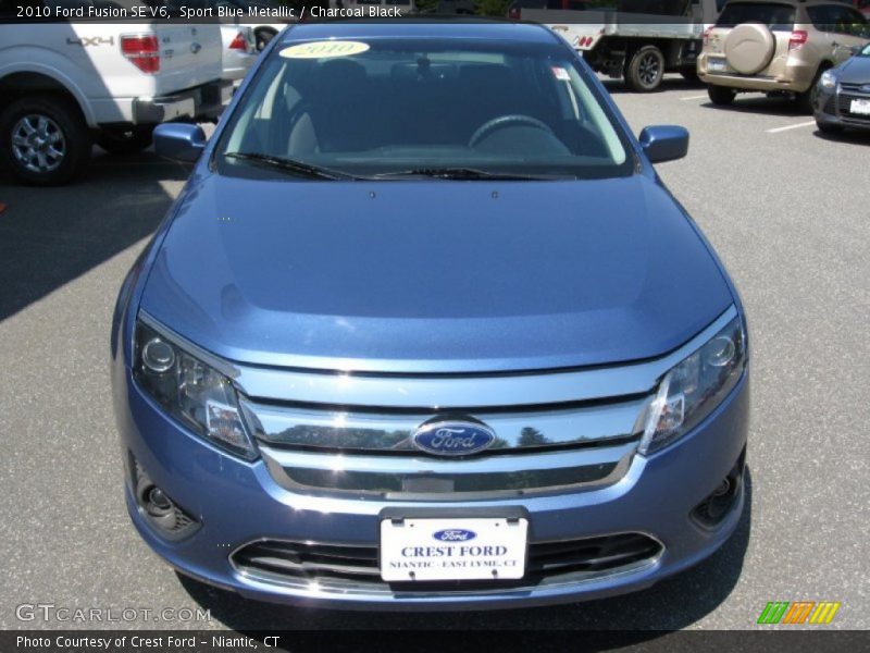 Sport Blue Metallic / Charcoal Black 2010 Ford Fusion SE V6