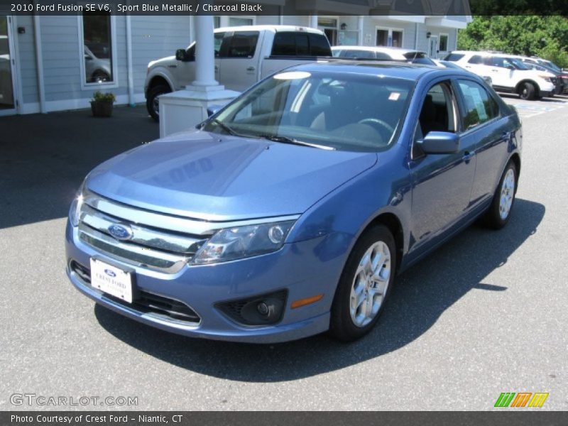 Sport Blue Metallic / Charcoal Black 2010 Ford Fusion SE V6