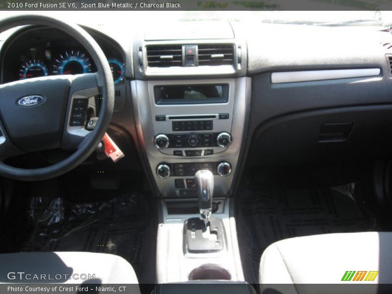 Sport Blue Metallic / Charcoal Black 2010 Ford Fusion SE V6