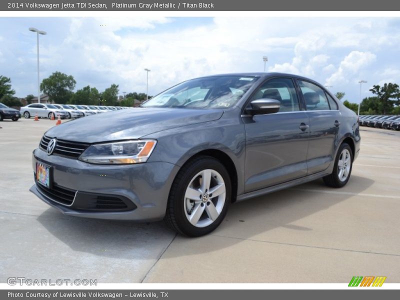 Front 3/4 View of 2014 Jetta TDI Sedan