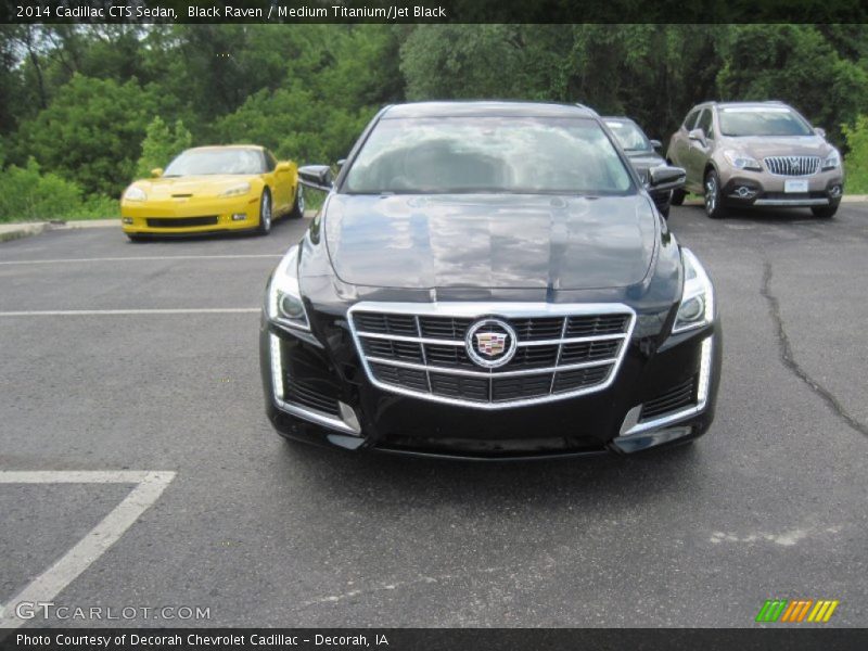 Black Raven / Medium Titanium/Jet Black 2014 Cadillac CTS Sedan