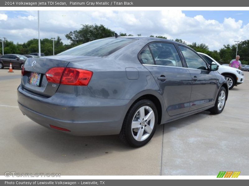Platinum Gray Metallic / Titan Black 2014 Volkswagen Jetta TDI Sedan