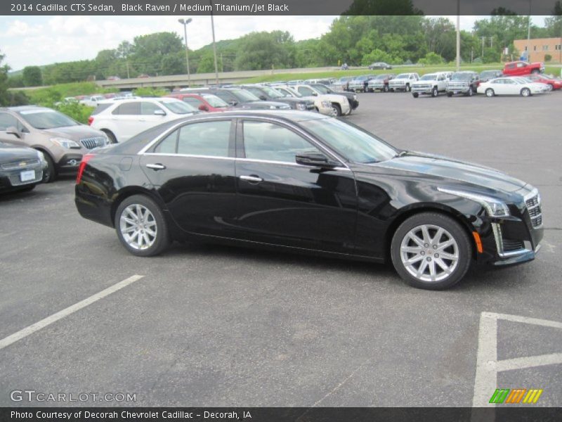 Black Raven / Medium Titanium/Jet Black 2014 Cadillac CTS Sedan