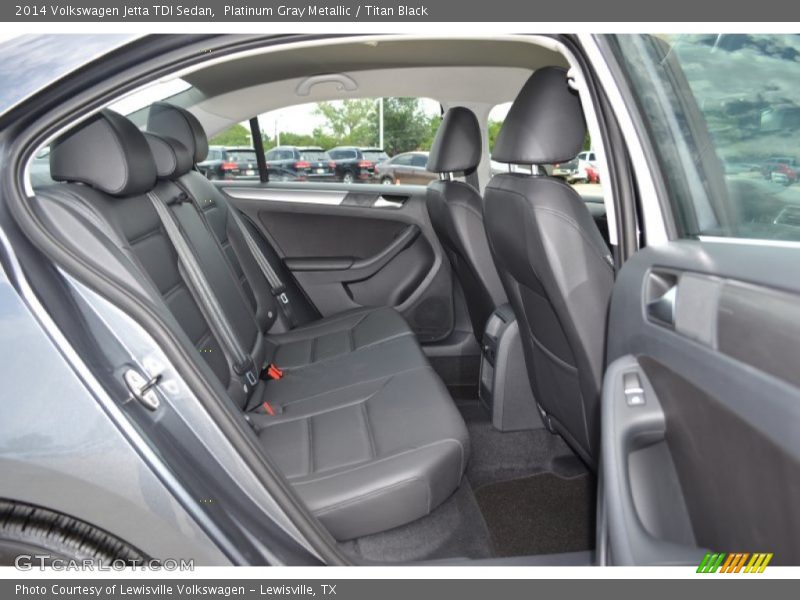 Platinum Gray Metallic / Titan Black 2014 Volkswagen Jetta TDI Sedan