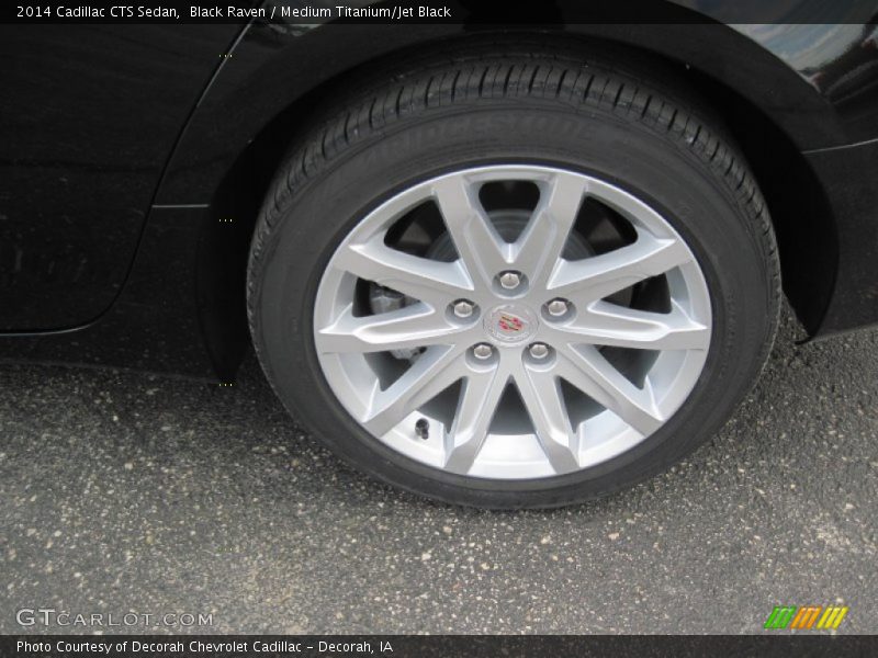 Black Raven / Medium Titanium/Jet Black 2014 Cadillac CTS Sedan