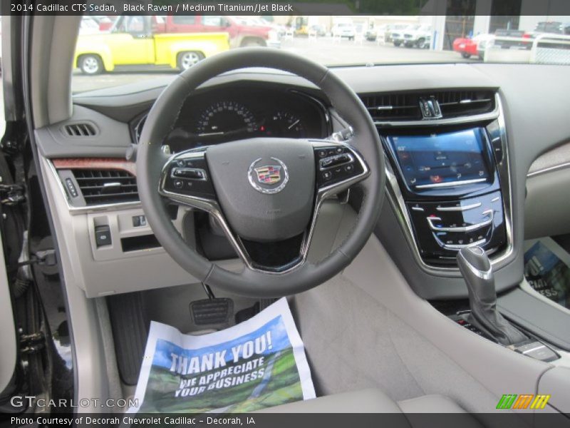 Black Raven / Medium Titanium/Jet Black 2014 Cadillac CTS Sedan