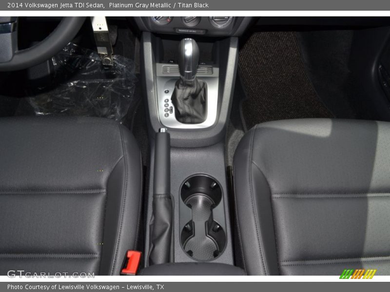 Platinum Gray Metallic / Titan Black 2014 Volkswagen Jetta TDI Sedan