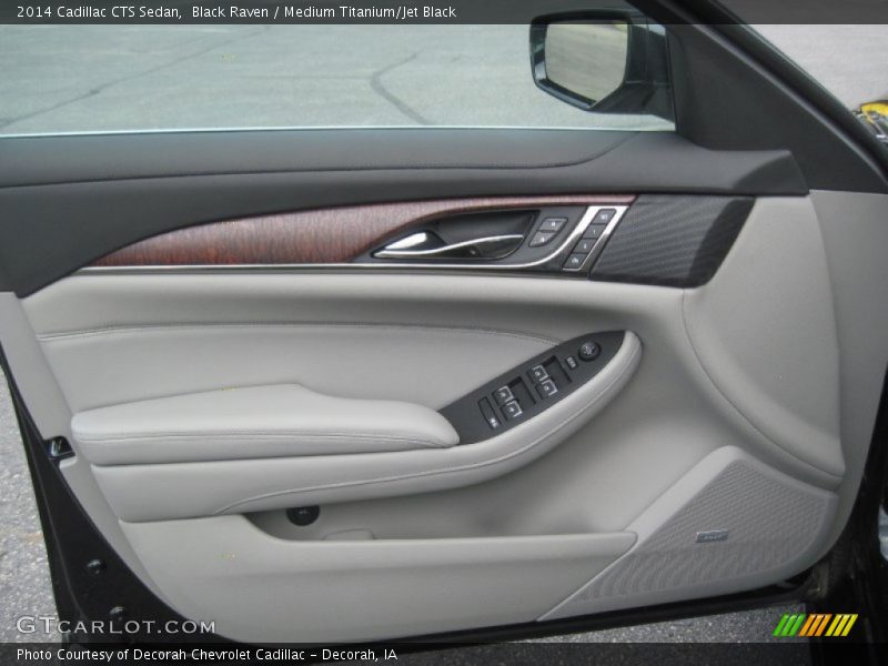 Black Raven / Medium Titanium/Jet Black 2014 Cadillac CTS Sedan