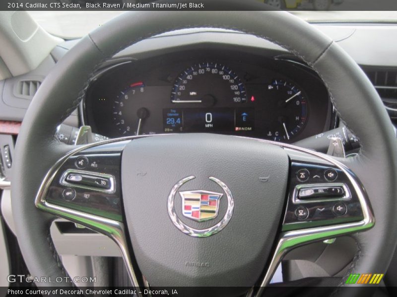 Black Raven / Medium Titanium/Jet Black 2014 Cadillac CTS Sedan