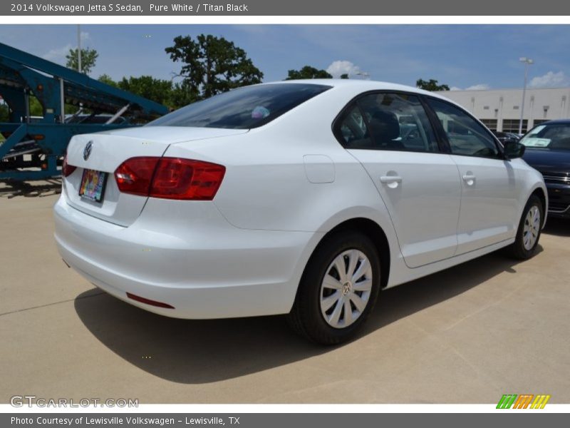 Pure White / Titan Black 2014 Volkswagen Jetta S Sedan