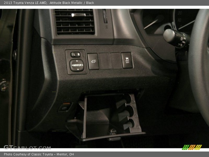 Attitude Black Metallic / Black 2013 Toyota Venza LE AWD