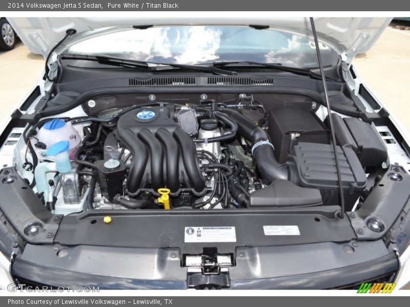 Pure White / Titan Black 2014 Volkswagen Jetta S Sedan