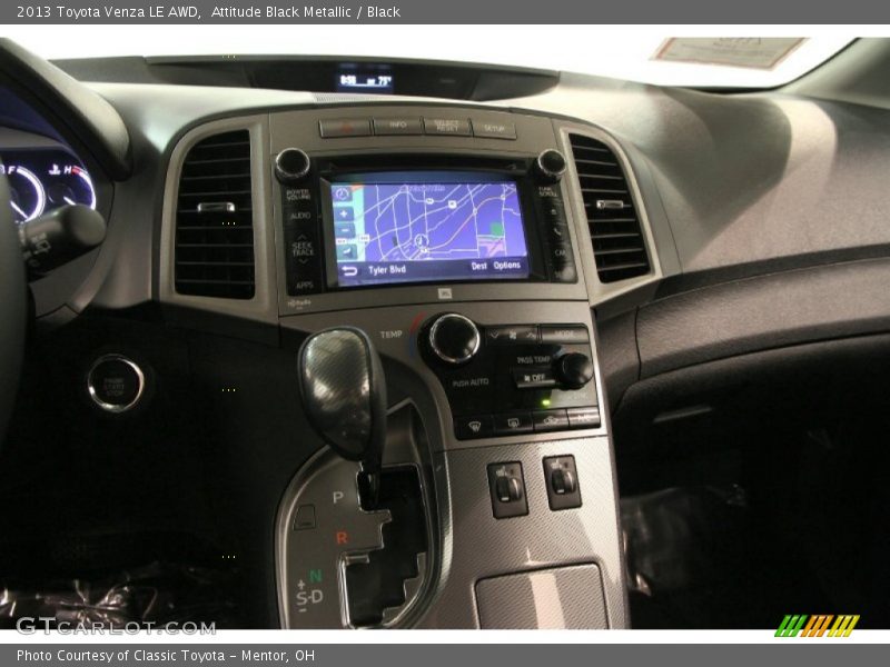 Attitude Black Metallic / Black 2013 Toyota Venza LE AWD