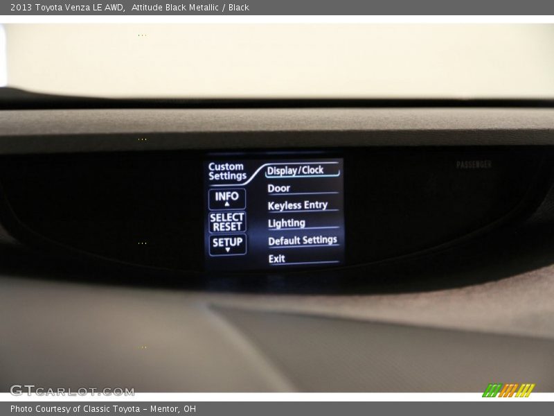 Attitude Black Metallic / Black 2013 Toyota Venza LE AWD