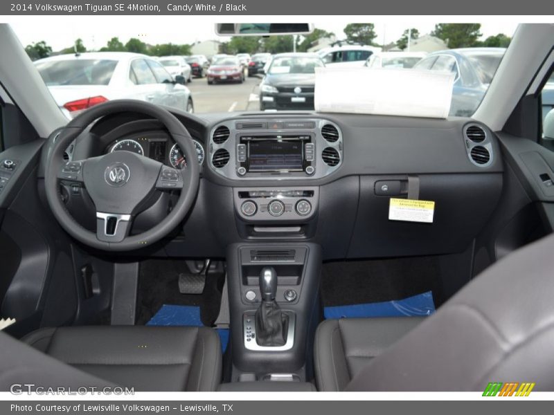 Dashboard of 2014 Tiguan SE 4Motion