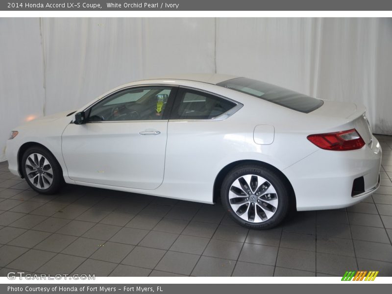 White Orchid Pearl / Ivory 2014 Honda Accord LX-S Coupe