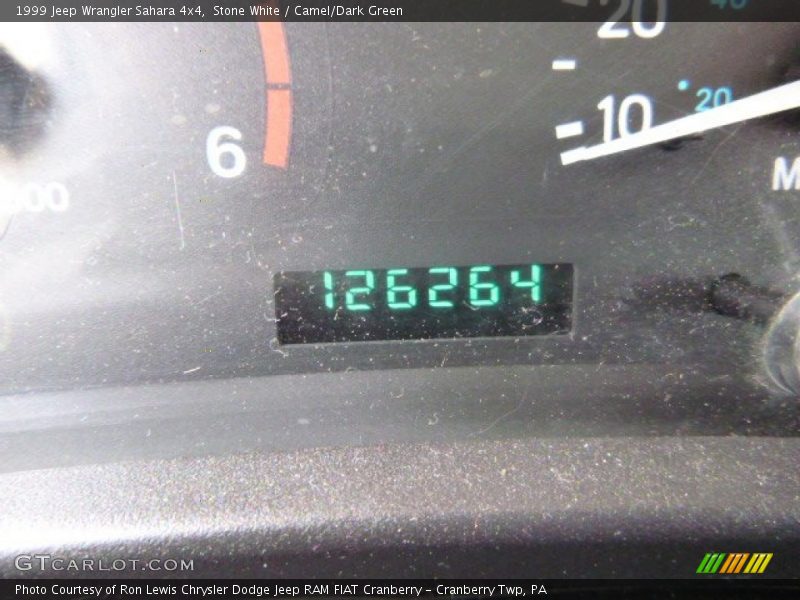 Stone White / Camel/Dark Green 1999 Jeep Wrangler Sahara 4x4