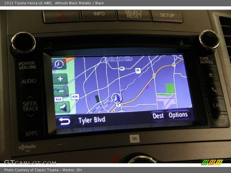 Attitude Black Metallic / Black 2013 Toyota Venza LE AWD