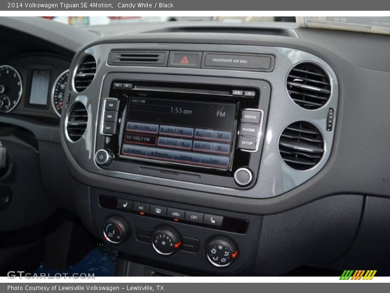Controls of 2014 Tiguan SE 4Motion