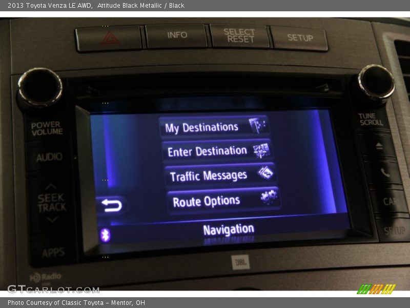 Attitude Black Metallic / Black 2013 Toyota Venza LE AWD