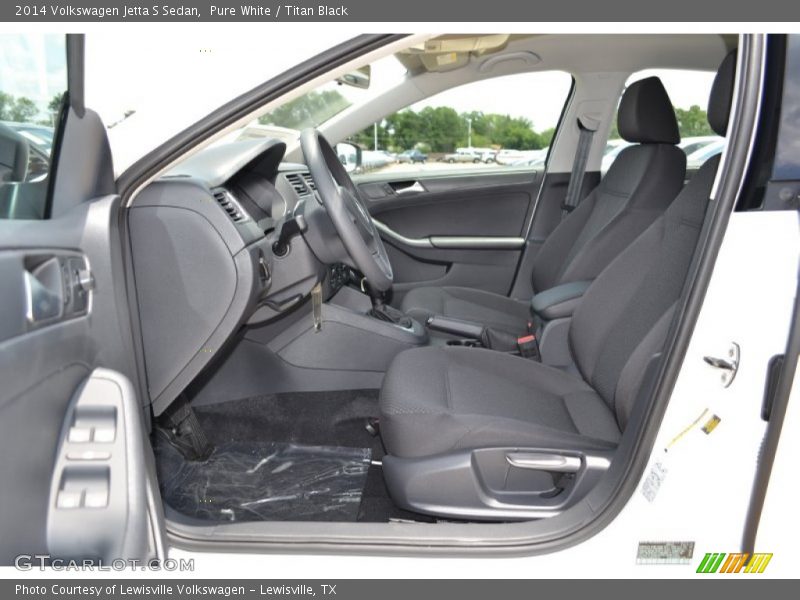 Pure White / Titan Black 2014 Volkswagen Jetta S Sedan