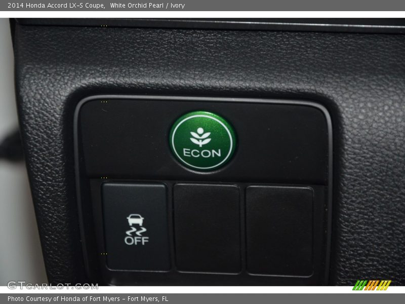 White Orchid Pearl / Ivory 2014 Honda Accord LX-S Coupe