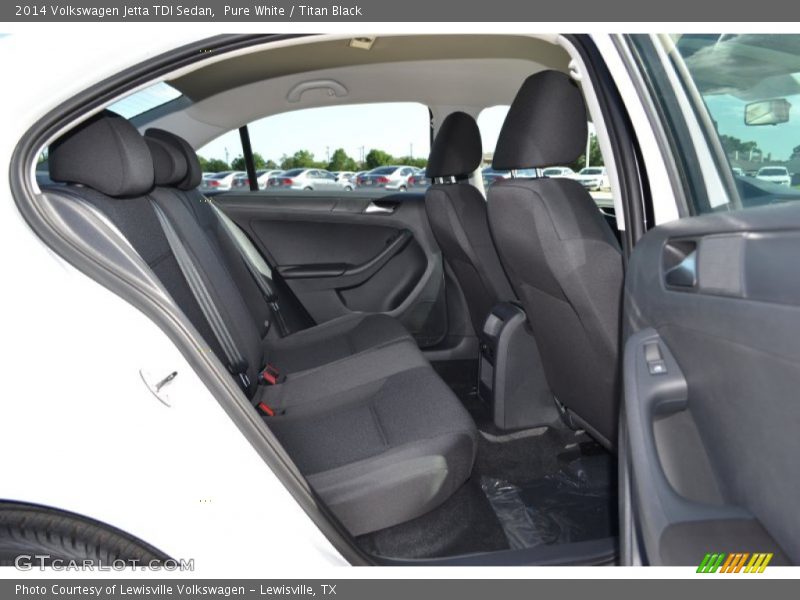 Pure White / Titan Black 2014 Volkswagen Jetta TDI Sedan