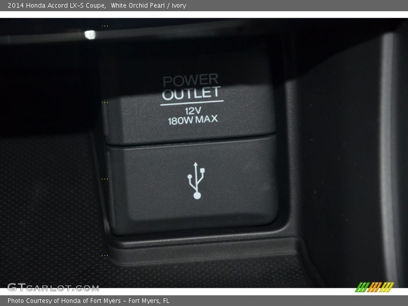 White Orchid Pearl / Ivory 2014 Honda Accord LX-S Coupe