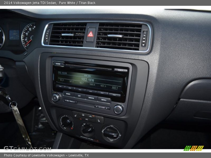 Pure White / Titan Black 2014 Volkswagen Jetta TDI Sedan