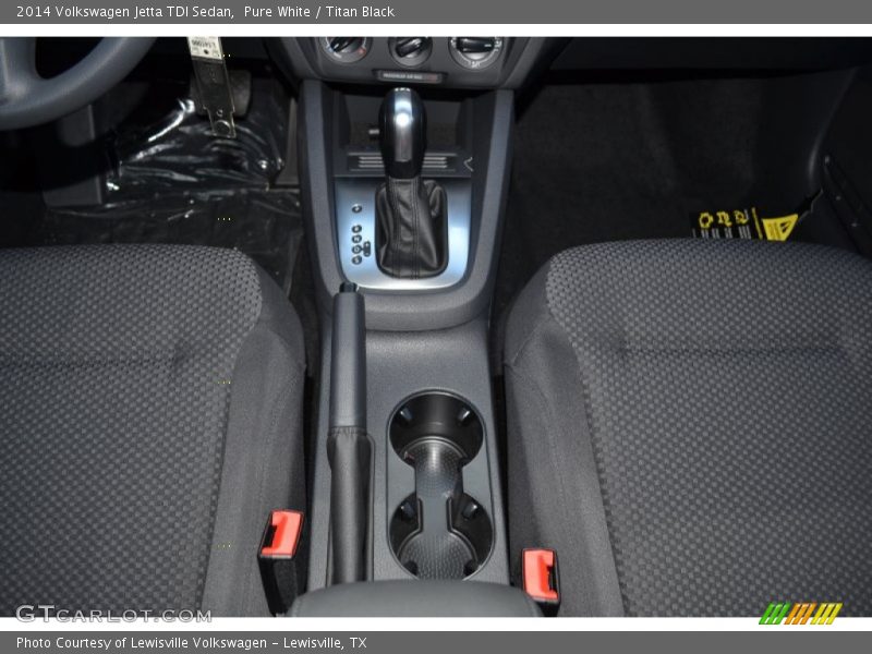 Pure White / Titan Black 2014 Volkswagen Jetta TDI Sedan