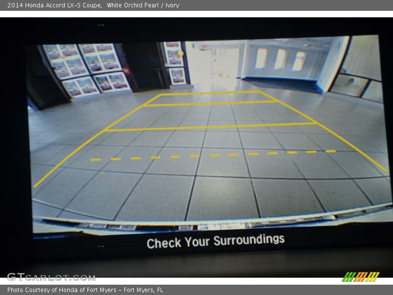 White Orchid Pearl / Ivory 2014 Honda Accord LX-S Coupe