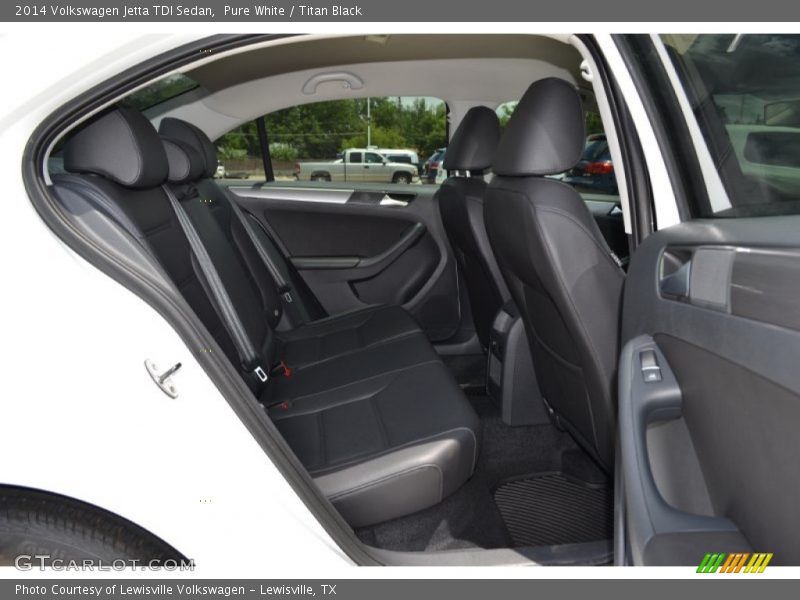 Pure White / Titan Black 2014 Volkswagen Jetta TDI Sedan