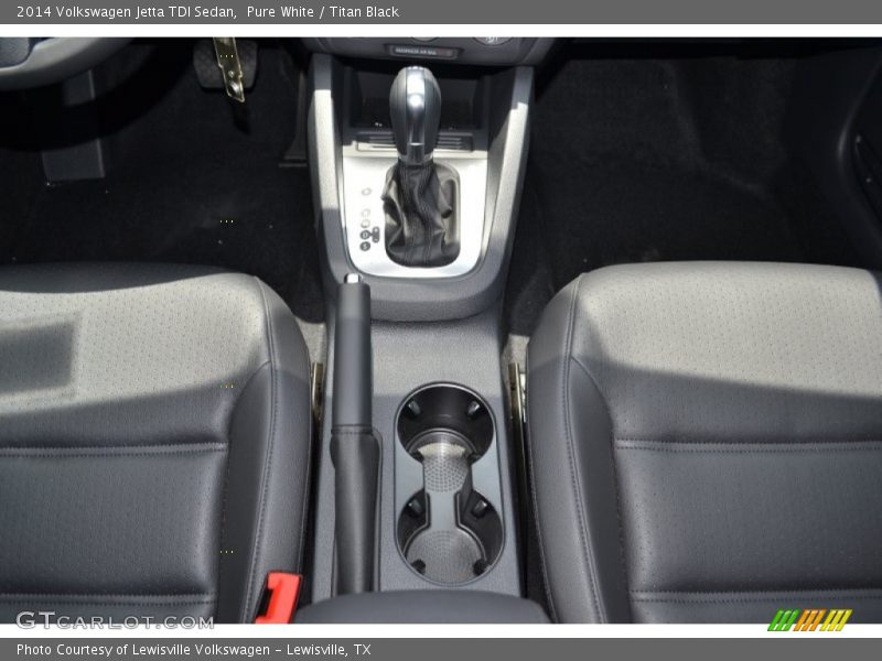 Pure White / Titan Black 2014 Volkswagen Jetta TDI Sedan