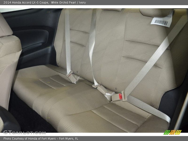 White Orchid Pearl / Ivory 2014 Honda Accord LX-S Coupe