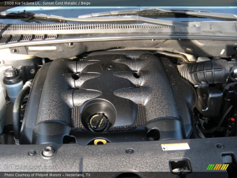 Sunset Gold Metallic / Beige 2008 Kia Sedona LX