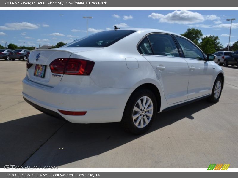 Oryx White / Titan Black 2014 Volkswagen Jetta Hybrid SE