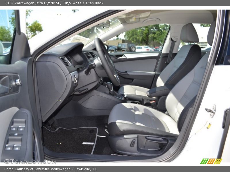 Oryx White / Titan Black 2014 Volkswagen Jetta Hybrid SE