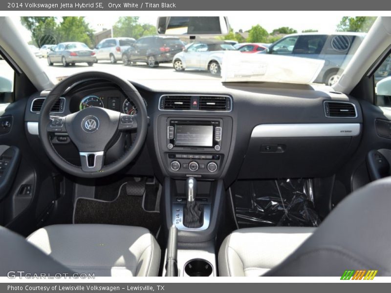 Oryx White / Titan Black 2014 Volkswagen Jetta Hybrid SE
