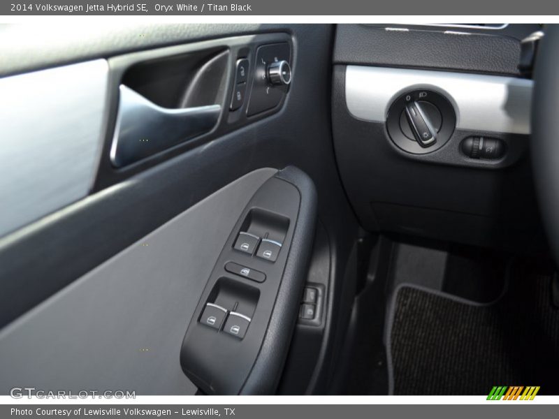 Oryx White / Titan Black 2014 Volkswagen Jetta Hybrid SE