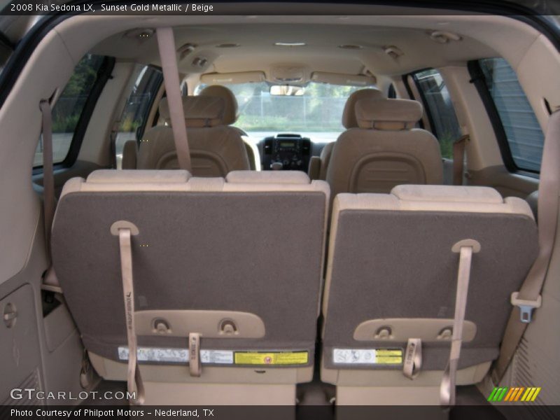 Sunset Gold Metallic / Beige 2008 Kia Sedona LX