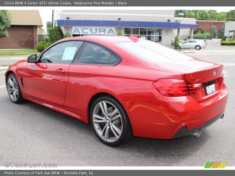 Melbourne Red Metallic / Black 2014 BMW 4 Series 435i xDrive Coupe