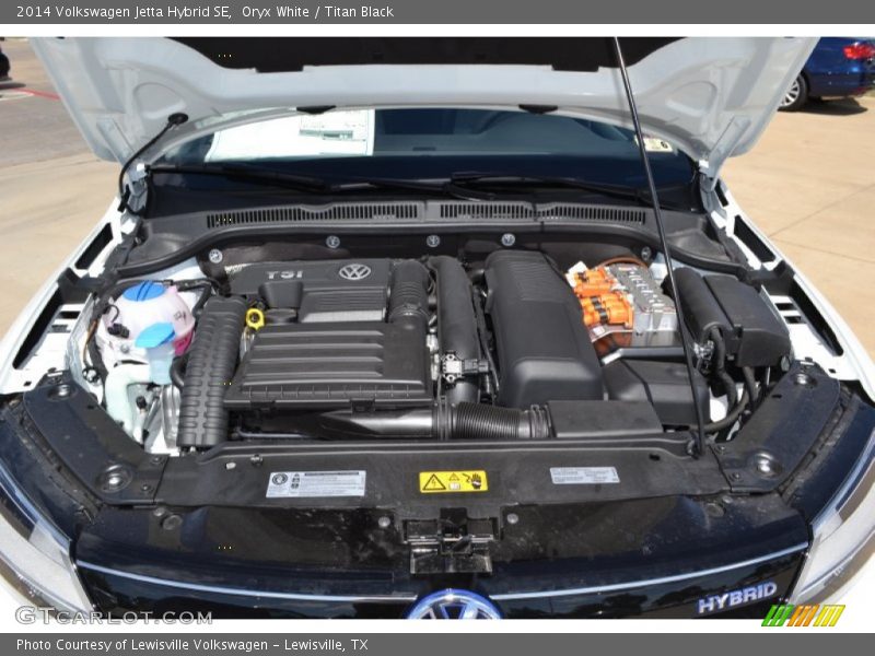 Oryx White / Titan Black 2014 Volkswagen Jetta Hybrid SE