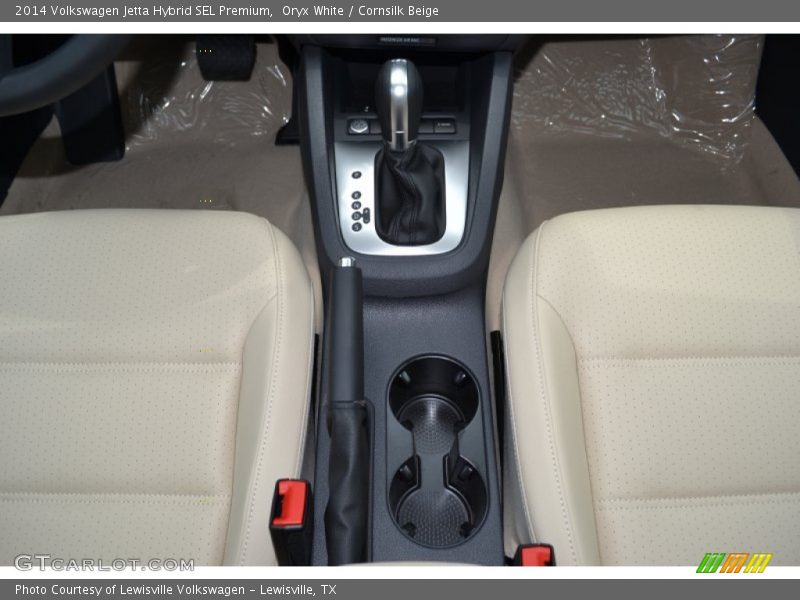 Oryx White / Cornsilk Beige 2014 Volkswagen Jetta Hybrid SEL Premium