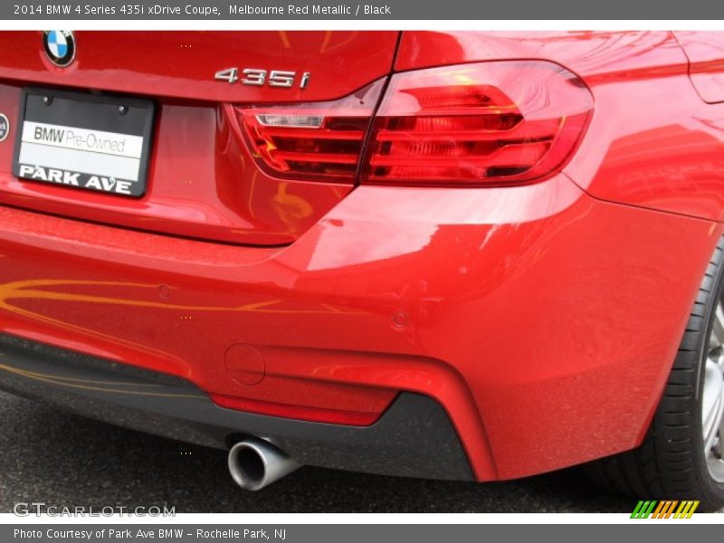 Melbourne Red Metallic / Black 2014 BMW 4 Series 435i xDrive Coupe