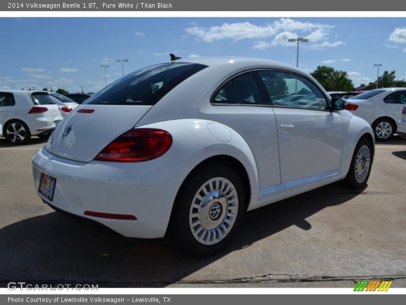Pure White / Titan Black 2014 Volkswagen Beetle 1.8T